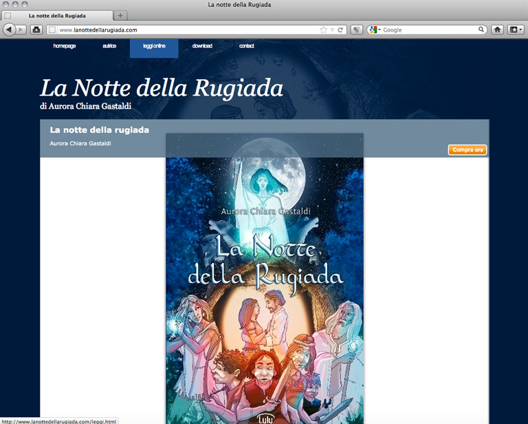 Lanottedellarugiada.com - Anteprima libro - aurorachiara.com